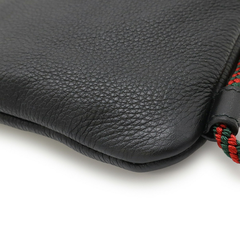GUCCI Authentic Black Leather Backpack - Picture 4 of 6